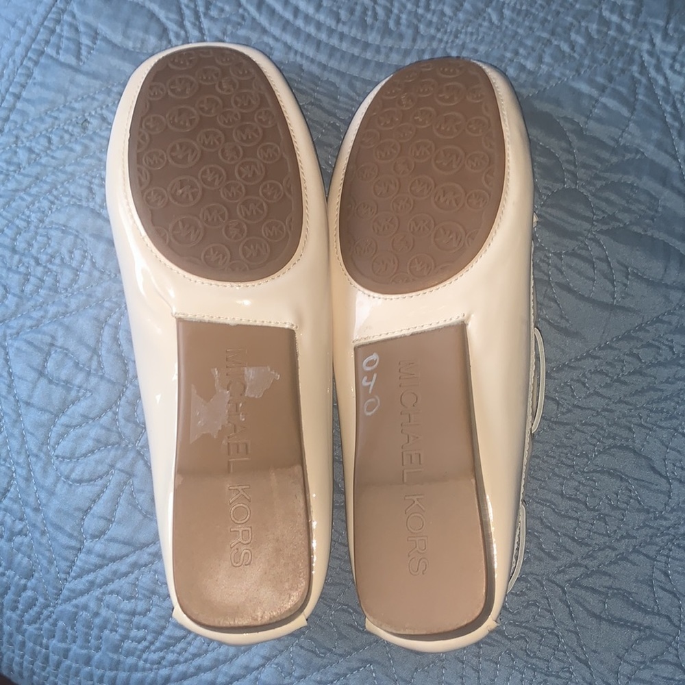 Michael Kors patent leather driving loafers moc toe bow size 7 - Picture 9 of 12